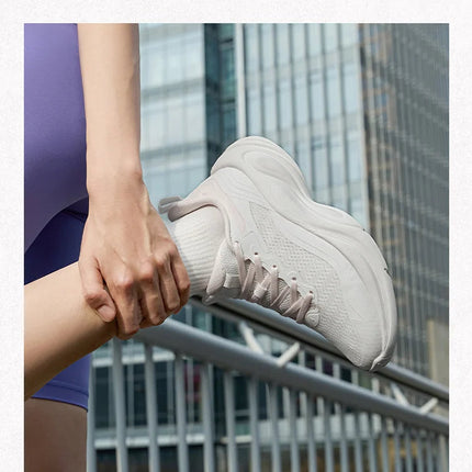361 Degrees Women Enchanted 2.0 Running Shoes Lightweight Versatile Soft Cushioning Durable Versatile Female Sneakers 682512235 PlatiNum