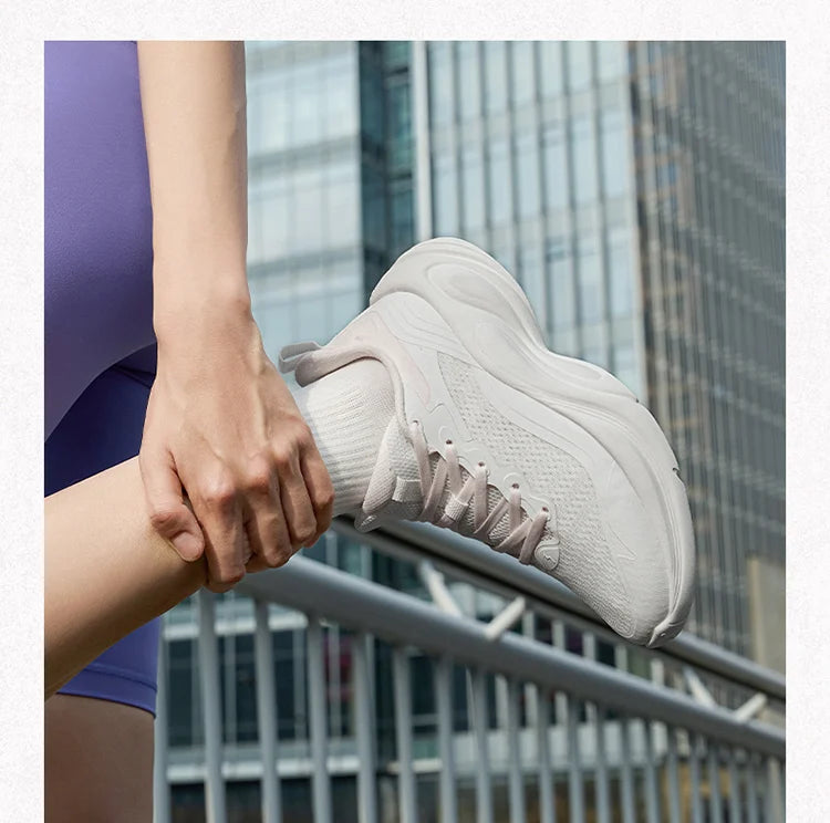 361 Degrees Women Enchanted 2.0 Running Shoes Lightweight Versatile Soft Cushioning Durable Versatile Female Sneakers 682512235 PlatiNum