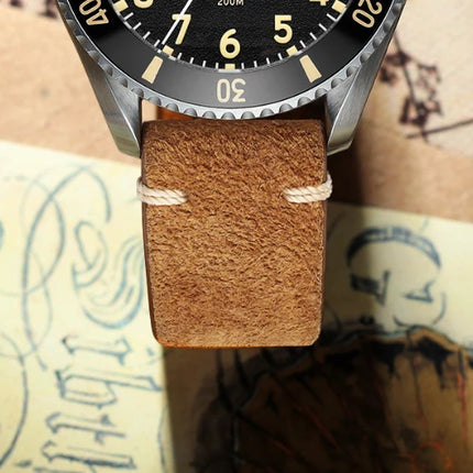 ADDIESDIVE Luxury Men's Watch MY-H9 Sapphire Crystal Ceramic Bezel 200m Waterproof Retro Luminous Diving Mechanical Wristwatch