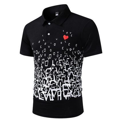 Men's Summer Short Sleeve Polo, Henley Collar T-Shirt, Solid Color T-Shirts, T-Shirt T11