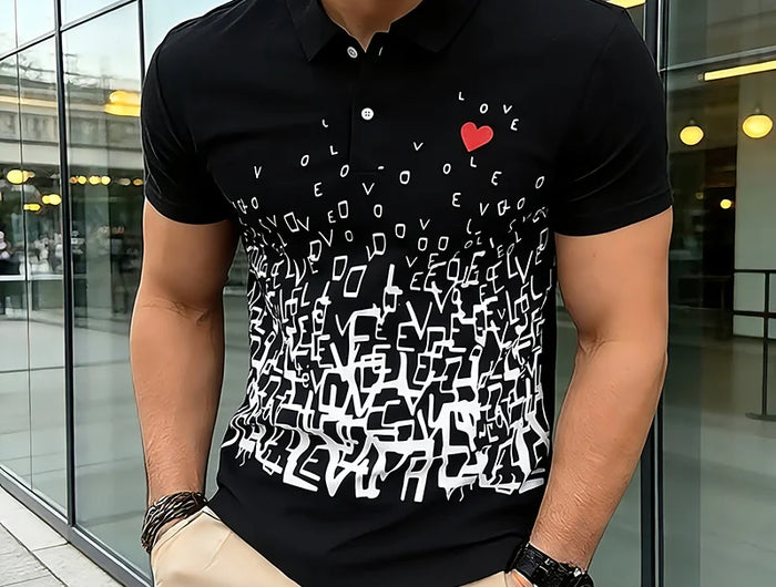 Men's Summer Short Sleeve Polo, Henley Collar T-Shirt, Solid Color T-Shirts, T-Shirt T11