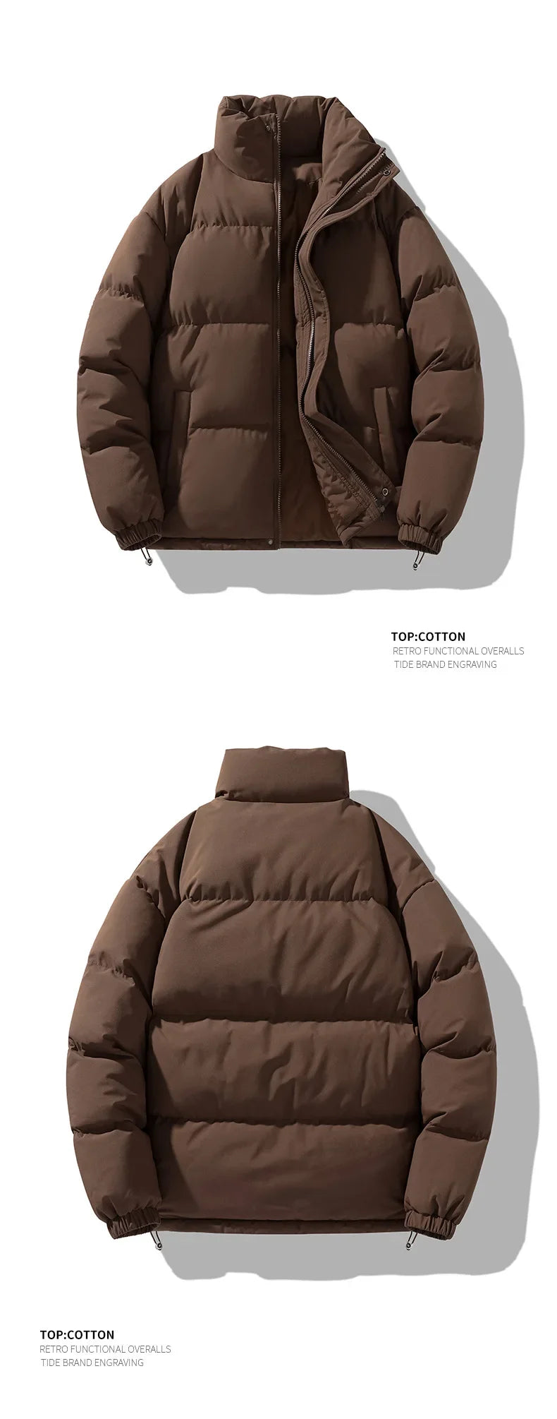 New 2025 Winter National Standard Men's down Jacket Thickened Short Fashionable Outerwear Durable Summer Thin Material
