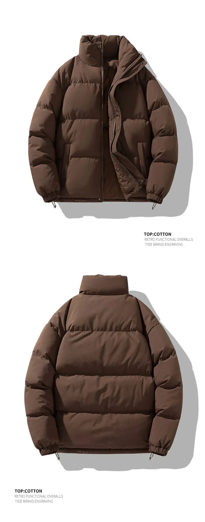 New 2025 Winter National Standard Men's down Jacket Thickened Short Fashionable Outerwear Durable Summer Thin Material