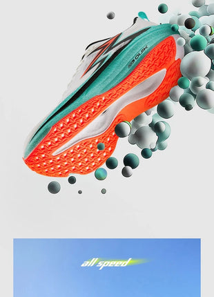 361 Degrees Flame 4.0 MIX Men Running Shoes Carbon Plate Racing Marathon Stable Rebound Wear-resistant Male Sneakers 672512204 PlatiNum