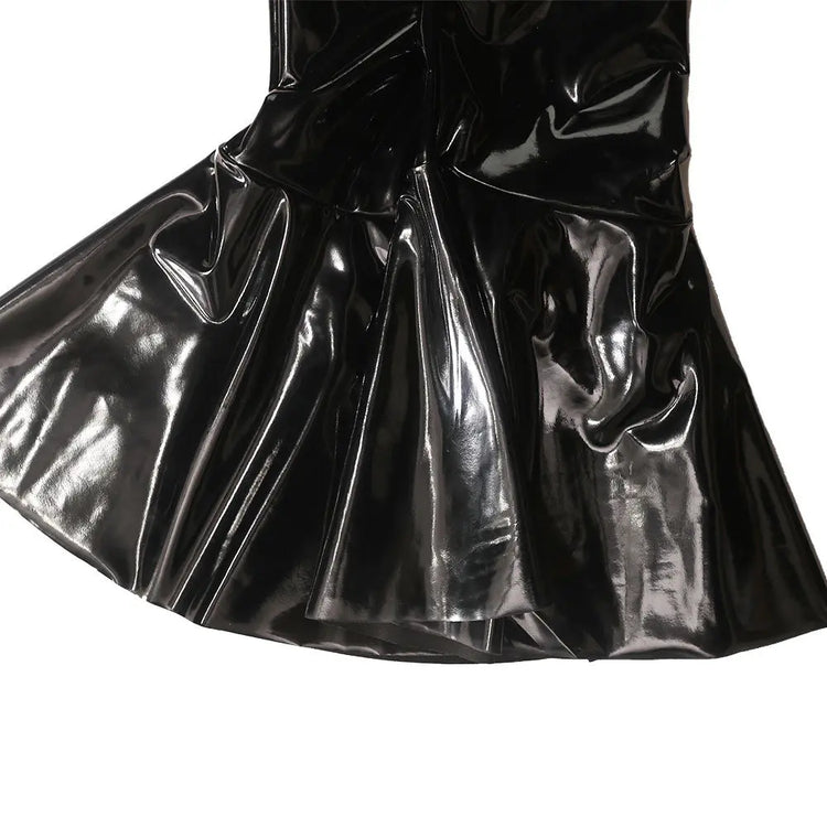 Leather Tight Fitting Skirt Sexy Hot Lingerie Adult Female Porn Costume  Women's Ethical Underwear Erotic Bdsm 18+ xxx Cosplay