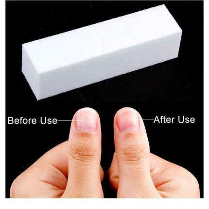 5/10/15/20Pcs Nail Buffer Professional Nail File Polisher Block Manicure Pedicure Files Sanding Polishing Sponge Nail Art tools 2028