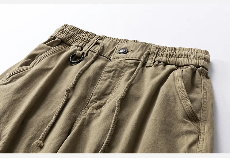 Mens Cargo Pants Autumn Winter Casual Mens Pant Baggy Regular Cotton Trousers Male Combat Military Tactical Pants Multi Pockets