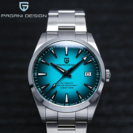 PAGANI DESIGN A150 40MM Orologio meccanico automatico da uomo con vetro zaffiro, sportivo, subacqueo, in acciaio inossidabile, impermeabile, per uomo