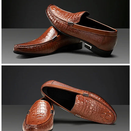 Scarpe slip on da uomo Mocassini da uomo Mocassini da uomo Scarpe estive in vera pelle Mocassini da uomo Scarpe da guida formali 2024