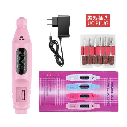 Pen‑Form Manicure Pedicure Grinding Machine Compact Electric Nail Polisher Drill For Daily Nail Grooming And Diy Hand‑Made Nail Creation