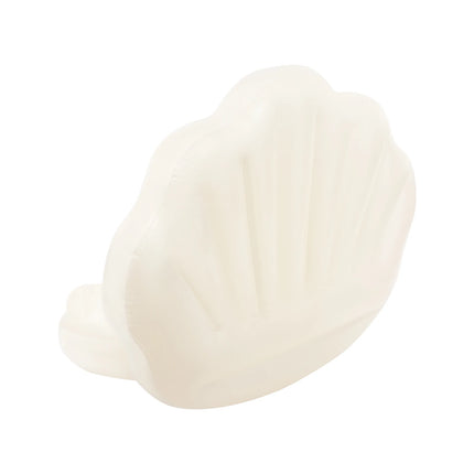 Galleggiante gonfiabile per piscina con conchiglia, lettino da spiaggia portatile in PVC da 120 * 120 * 120 cm, fila galleggiante con conchiglia per bambini adulti con palla di perle e 2 maniglie