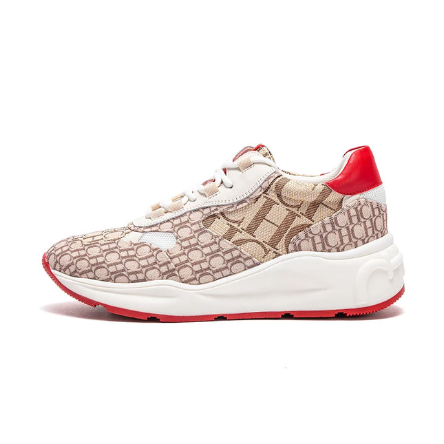 Women's Vulcanized Shoes 2026 New Beige Walking Shoes Women's Outdoor Sports Shoes