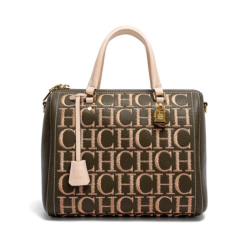 2025 Autumn/Winter New Handbag High-end Embossed Large Capacity Square Bag Women's Shoulder Bag