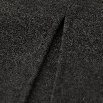 ZIQIAO 2025 Winter Women's High Waist A-Line Midi Skirt Asymmetrical Seam Design - Unique Cutout Detail for Casual Office Wear PlatiNum
