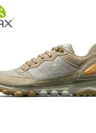 RAX Running Shoes Men&Women Outdoor Sport Shoes Breathable Lightweight Sneakers Air Mesh Upper Anti-slip Natural Rubber Outsole PlatiNum