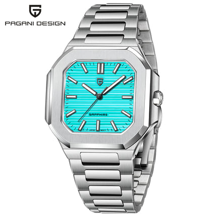 PDYS019 PAGANI DESIGN Orologi da polso al quarzo da uomo TMI VH31 37MM 10Bar Impermeabile 316L Acciaio inossidabile di lusso Zaffiro