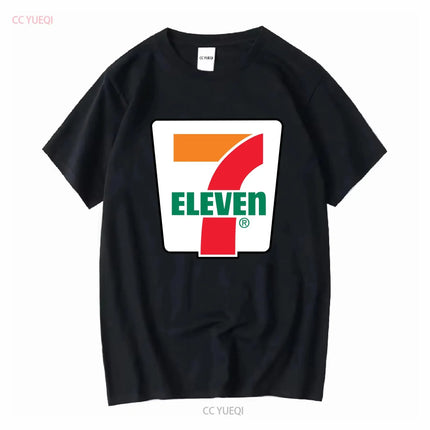 New 7 ELEVENE Gas Station Store T-Shirt Black Sizes S 5XL Long Sleeve Vintage Washed Designer Clothes Fashion Streetwear