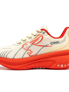 Scarpe da corsa ONEMIX Paraurti rosso riflettente Elite Scarpe sportive con rialzo di altezza per scarpe da ginnastica da passeggio in mesh traspirante per esterni da uomo