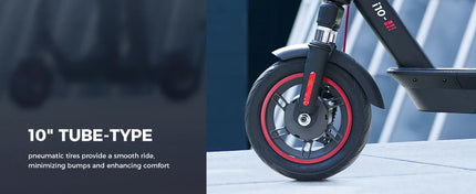 IScooter i10 Scooter elettrico 10 pollici 650W 15Ah Scooter elettrico pieghevole Kick Scooter gamma massima 45km eScooter elettrico Whit APP