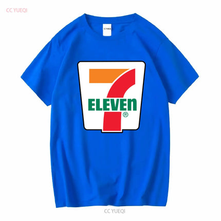 New 7 ELEVENE Gas Station Store T-Shirt Black Sizes S 5XL Long Sleeve Vintage Washed Designer Clothes Fashion Streetwear