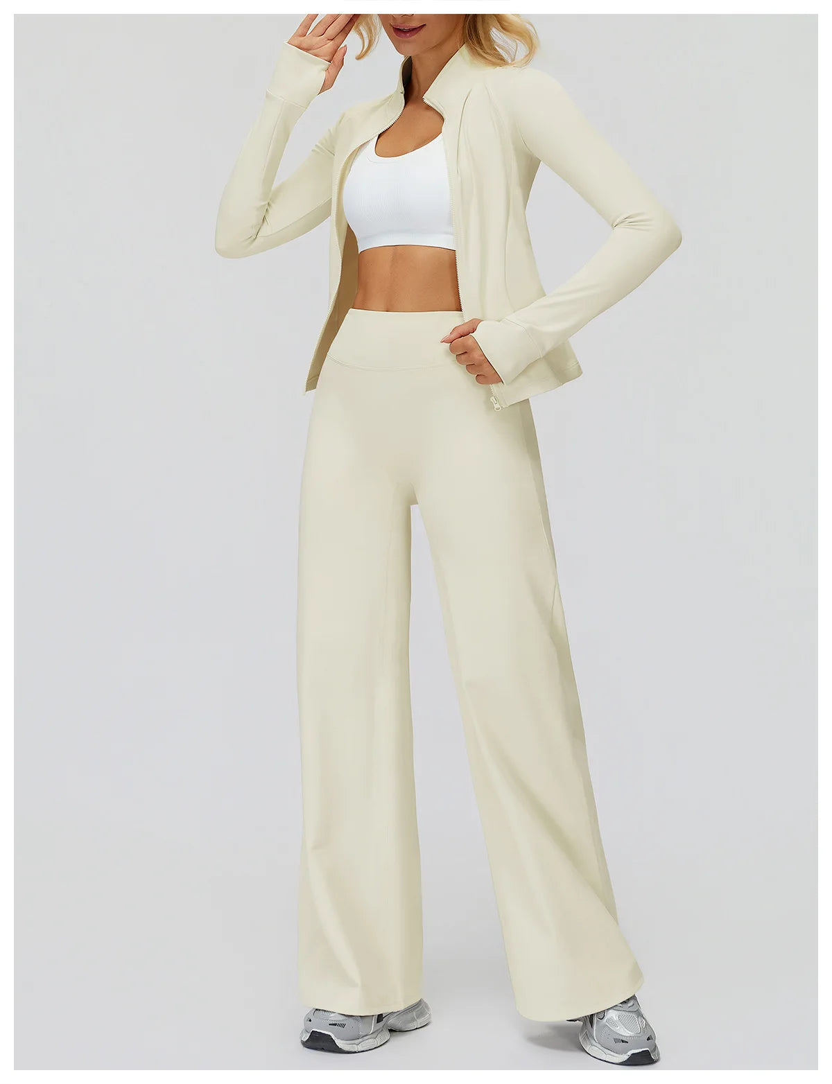 Yoga Pants High Waist Flare Leggings Women Gym Fitness Flared Trousers Breathable Wide Leg Pants Female Workout Dance Trousers