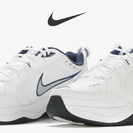 Nike official authentic AIR MONARCH IV men's and women's comfortable cushioned sports shoes 415445 PlatiNum