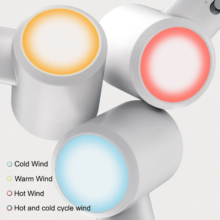 Xiaomi Mijia H501SE Hair Dryer, 110,000 RPM High-Speed Blow Dryer, Negative Ion Anti-Frizz, NTC Constant Temperature, 8 Modes, Lightweight Quiet Travel