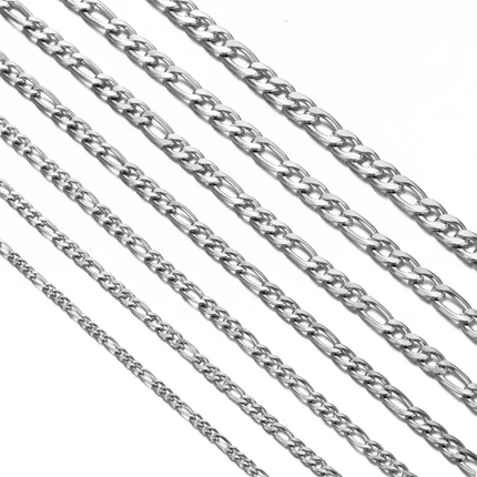 Wholesale 925 Sterling Silver Necklace 2-12mm Width 40-75cm Long Chain Lobster Clasp Men and Women Engagement Jewelry PlatiNum