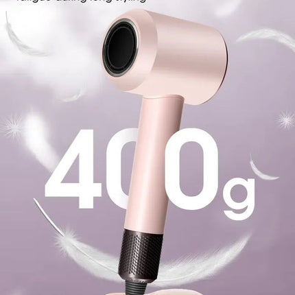 Advanced 5-in-1 Hair Dryer and Styler Set by Don Feliz with 1600W Power, Ionic Function, Real-time Temperature Control, Cool Shot, Magnetic Nozzles, Fast Drying, Anti-Tangle Design for Professional Styling at Home or Travel.