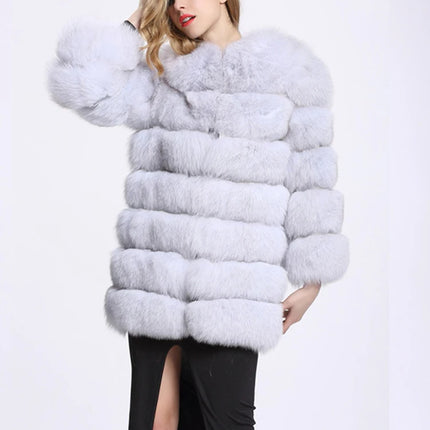 ZADORIN Winter Luxury Long Mink Fur Coats Woman Warm Faux Fur Coat Long Sleeve Fluffy Fur Jacket Woman Overcoat Fur Faux Coat