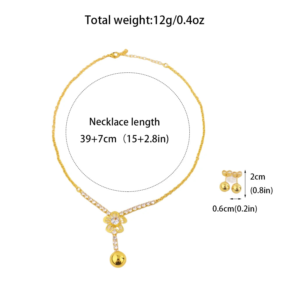 Collana con ciondolo zircone alla moda per donna Collana girocollo a catena Festa femminile Gioielli lucidi Regalo per matrimonio San Valentino