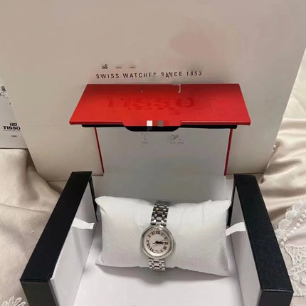 Orologio da Donna Suojiali Little Beauty, Quadrante Piccolo con Numeri Romani, Elegante e Delicato, Cinturino in Acciaio o Pelle Opzionale, Orologio da Polso Femminile alla Moda per Uso Quotidiano Casual