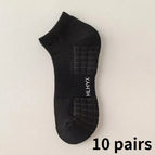 10 paires noires 1 / taille unique 37-43