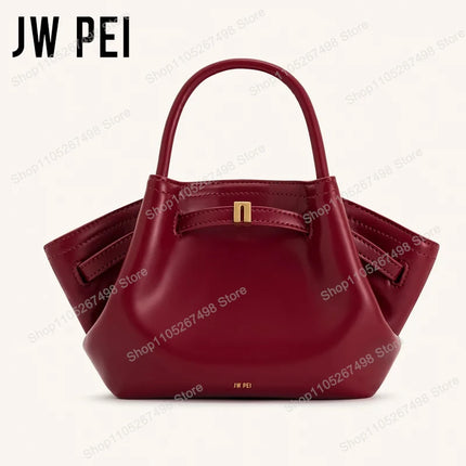 Borsa Tote da Donna JW PEI Hana in Pelle Martellata, Borsa a Mano di Lusso con Manico Superiore, Borsa a Tracolla per Lavoro e Uso Quotidiano