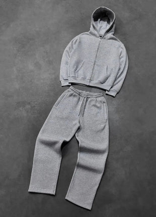 Y2k Men Clothing set Street retro Gothic tracksuit Harajuku Trend Hip Hop personality pattern embroidery oversized tracksuit PlatiNum