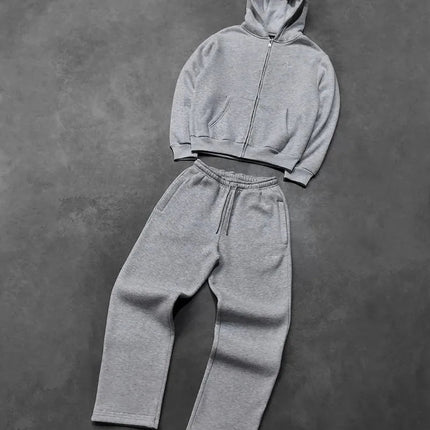 Y2k Men Clothing set Street retro Gothic tracksuit Harajuku Trend Hip Hop personality pattern embroidery oversized tracksuit PlatiNum