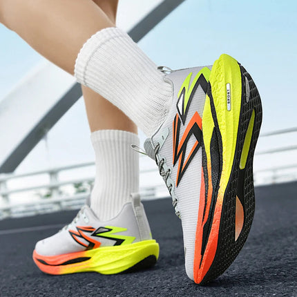 2026 NEW Men Sports Running Shoes Off Marathon Breathable Light Comfortable Women Athletic Sneakers Jogging Tenis Air Cushion PlatiNum
