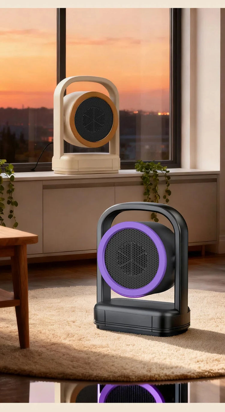 Portable Space Heater for Personal Use 500W Electric Heaters Indoor with Thermostat Fast Heating for Bedroom Office and Indoor