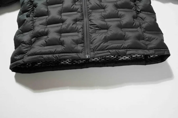 Graphene Self-heating Puffer Jacket Men Solid Windproof Pleated Padded Jackets Brand Classical Warm Winter Down Coat Male Parkas