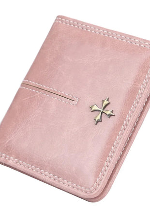 Zipper Mini Women Wallets New Fashion PU Leather Vertical Square Shape Quality Female Purse Card Holder Wallet Coin Purses PlatiNum