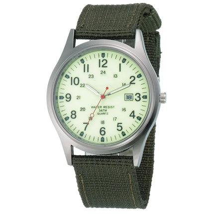 Ragazzi marca orologi economici uomo moda casual cinturino in nylon sport esercito regali data orologio da polso al quarzo fluorescente Relogio Masculino platinumshop