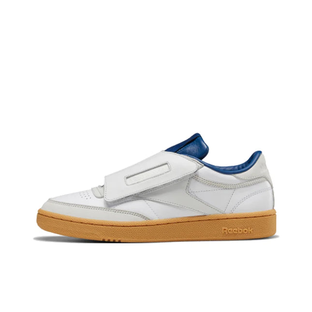 Reebok Club C Skateboard Shoes Unisex Low Top White Blue FU7767