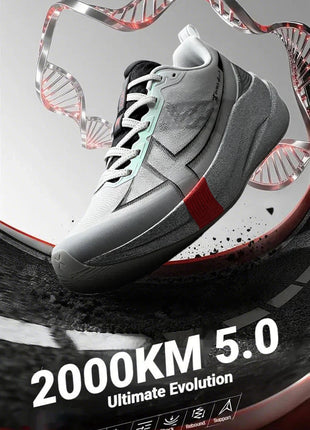 Xtep 2000km 5.0 Running Shoes Soft Universal Sneakers Cushion Durable Jogging Wear-Resistant Lightweight Shoes 874119110023 PlatiNum