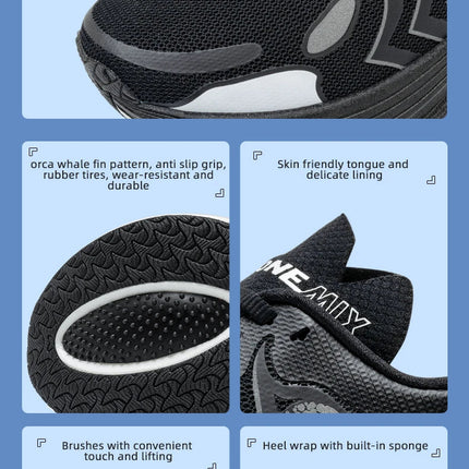 ONEMIX nuove scarpe da corsa Orca per uomo Cushion Training Outdoor Athletic Sport Shoes Sneakers invernali da uomo antiscivolo resistenti all'usura PlatiNum