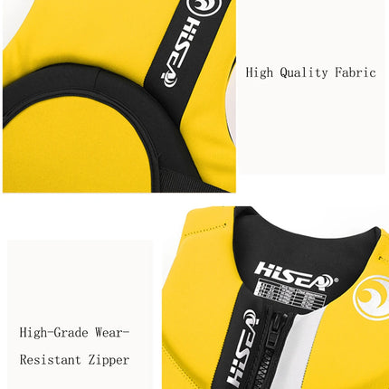 Gilet de sauvetage en néoprène pour enfants, grande veste de flottabilité, sports nautiques, pêche, rafting, surf, canoë, sécurité à la voile, été