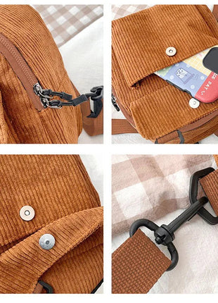Mini Backpack Square Bag Korean Version Fashionable Sweet Shoulder Bag Female's Schoolbag Stylish  Simple Crossbody Bag Casual PlatiNum