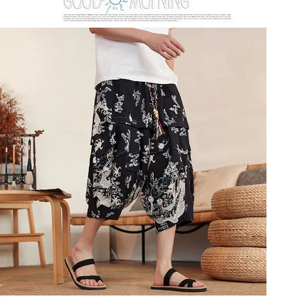 Pantaloncini da Spiaggia Estivi 2026 da Uomo, in Cotone Traspirante, Comodi, Casual, a Gamba Larga, Taglie Forti fino alla 8XL