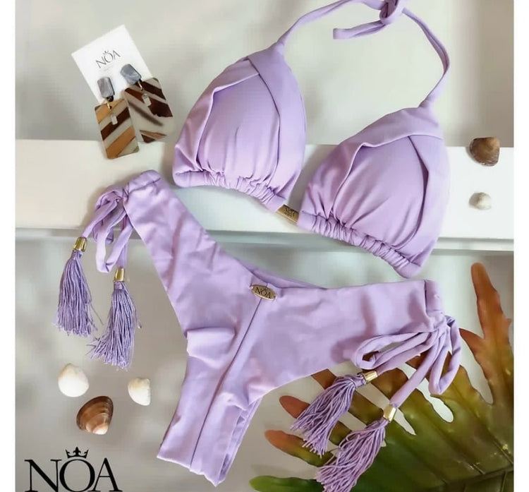 RUOTONGSEPT 2025 Nuovo Sexy Costume da Bagno Triangolare in 13 Colori per Donne, Bikini Brasiliano, Costume Push-Up, Set Bikini da Spiaggia platinumshop