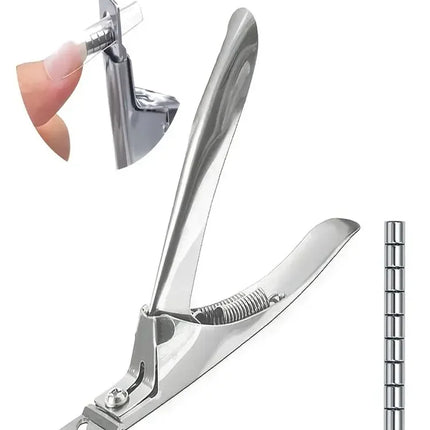 Acrylic Nail Clippers with 15Pcs Magnets Nail Clippers Cutters for Long Acrylic Gel Nails Tips Adjustable Stainless2028 2028
