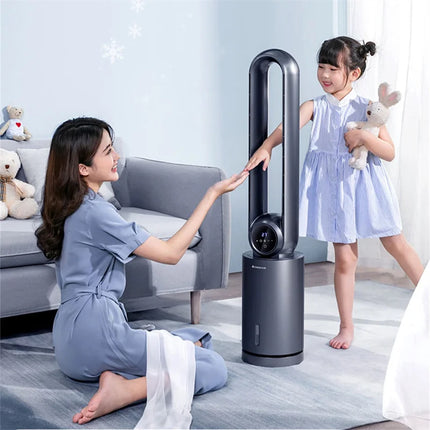 Ventilatore senza lama Ventilatore per aria condizionata Ventola di raffreddamento ad acqua Umidificazione e refrigerazione Ventilatore a torre d'acqua verticale Condizionatore d'aria